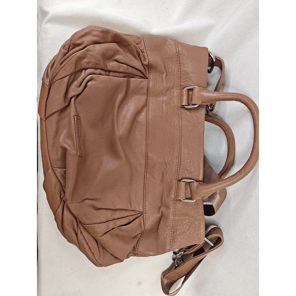 BCBGMAXAZRIA Praline Leather Handbag Satchel Crossbody Bag NWT CLB206BZ-869 NS - Picture 4 of 16